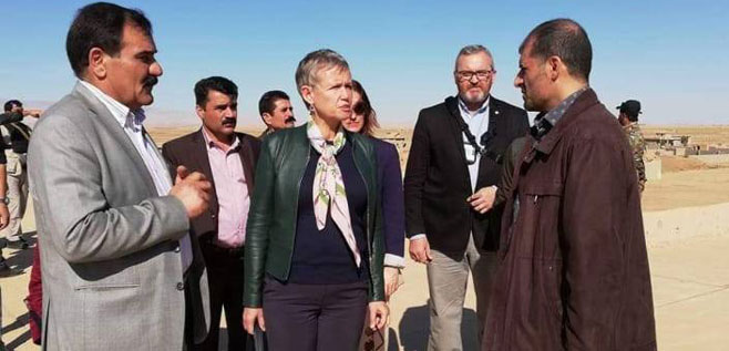 Şandeyekî  NY’yê  çû serdana Şengalê
