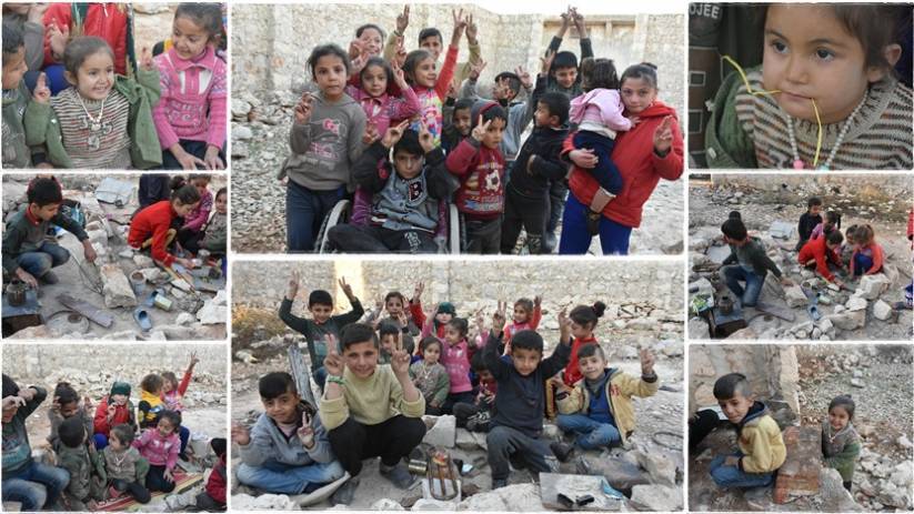 Ji çavên zarokên Efrînê berxwedan