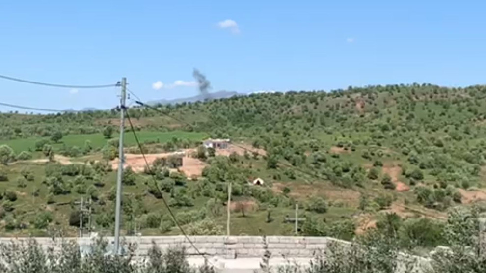 Balafirên şer ên dewleta Tirk gundekî Duhokê bombe kirin