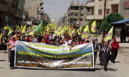 Şêniyên Qamişloyê li dijî dagirkeriyê daketin qadan