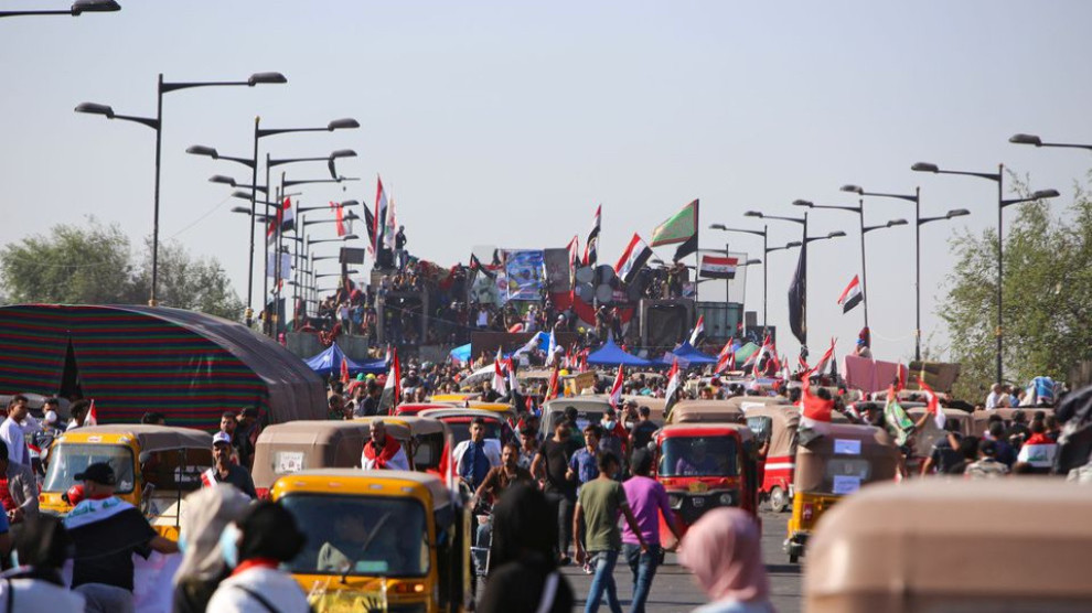 Xwepêşandana Iraqê: 90 hezar varêl petrol hate blokekirin