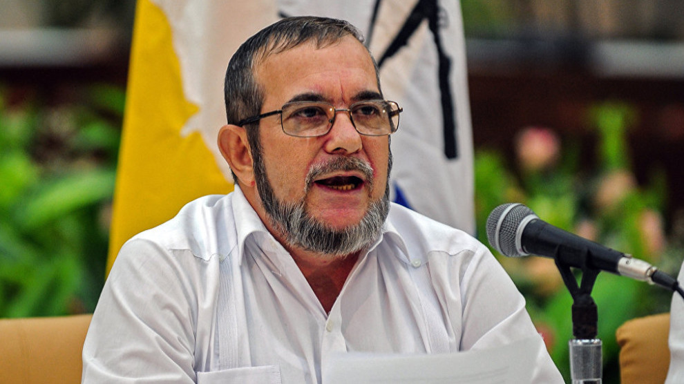 ‘Hewldana sûîqestê ya li dijî lîderê berê yê FARC’ê hate pûçkirin’