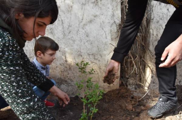Ciwanan li Başûr bi çandina daran 4’ê Nîsanê pîroz kir