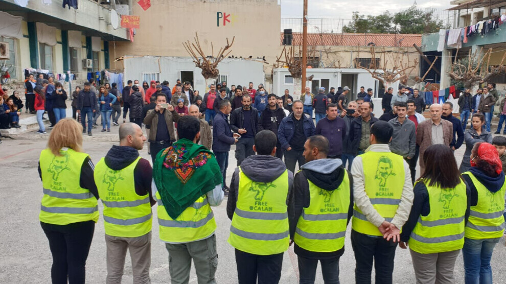 Li dijî tecrîdê li Lavrîoyê greva birçîbûnê dest pê kir