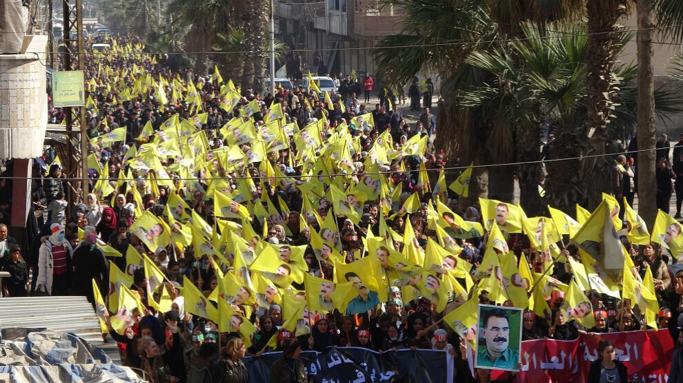 Li Bakur û Rojhilatê Sûriyeyê komploya netewî hate protestokirin