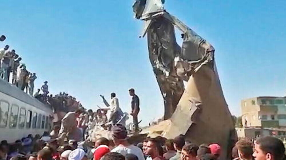 Qezaya trenê ya Misrê: 32 kes mirin, 108 kes birîndar bûn