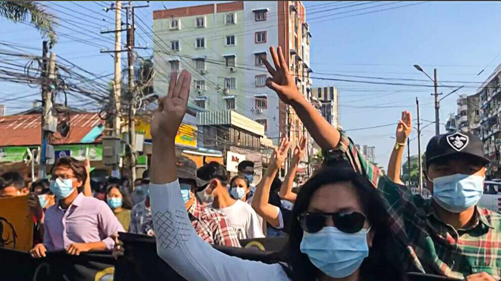 Li her bajarê Mynamarê çalakiyên şermezarkirinê hatin lidarxistin