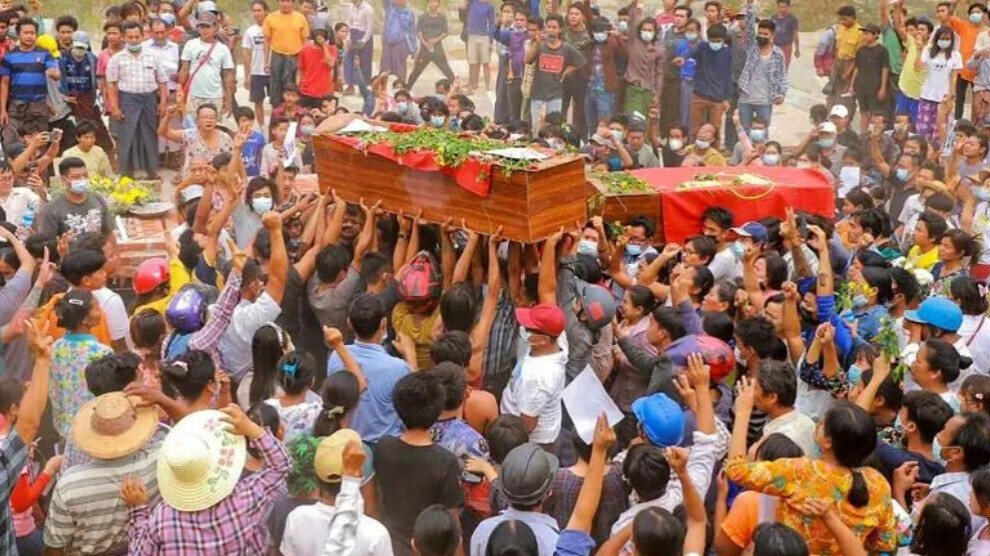 Li Bûrmayê 6 mehan 1006 kes ji aliyê cûntayê ve hatin kuştin