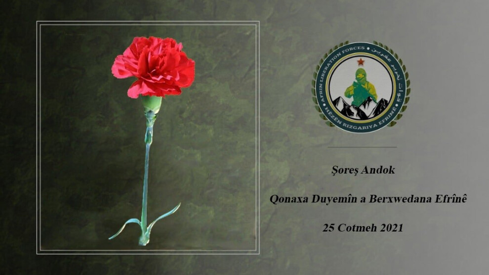 HRE’yê şehîdekî xwe bi bîr anî