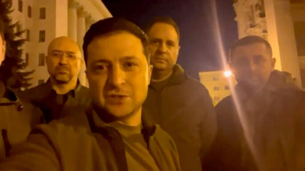 Zelensky ji bo ‘parastin’a Ukraynayê li Kîevê ye