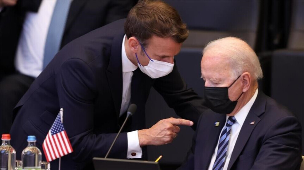 Macron red kir ku heman gotinên Bîden ên li dijî Rusyayê bikar bîne