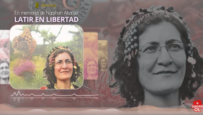 Navenda Jineolojiyê ya Brukselê ji bo bîranîna Endama Navendî ya Lêkolînên Jineolojiyê Nagîhan Akarsel, stranek bi zimanê Îspanî çêkir.