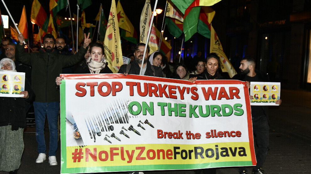 Li Elmanyayê li dijî êrîşên Rojava çalakî hatin pêkanîn.