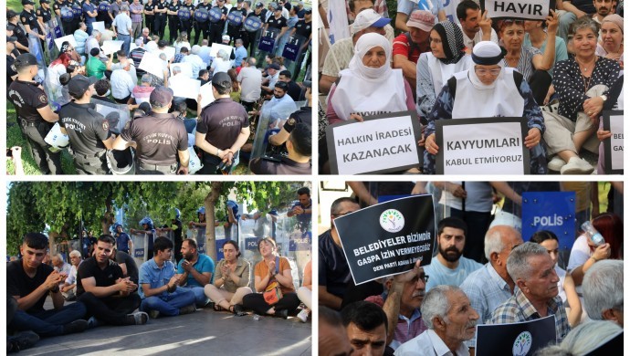 Nobetên li dijî desteserkirina Şaredariya Colemêrgê, li bajarên Bakurê Kurdistan û Tirkiyê di roja sêyemîn de dewam dikin.